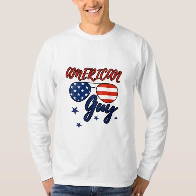 Camiseta Premium "Cara Americana" (Frente)