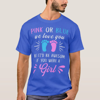 Camiseta Premium da Equipe de Revelação de Gênero