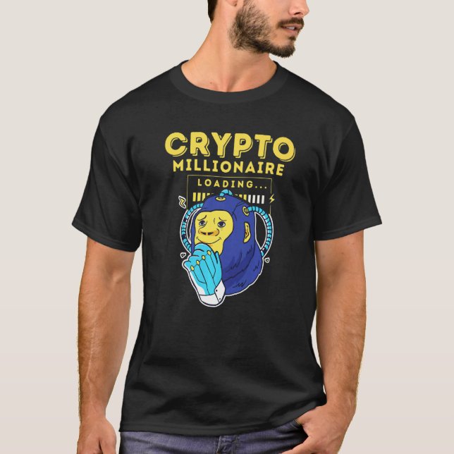 Camiseta Premium de carregamento do Crypto Millionaire (Frente)