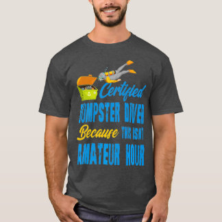 Camiseta Premium de driver de lixo certificado