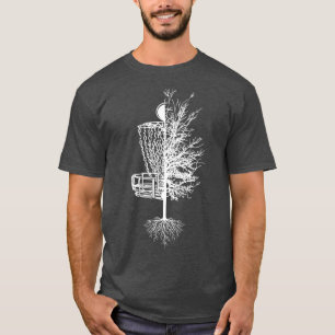 Camiseta Premium de golfe do cesto de golfe do disco