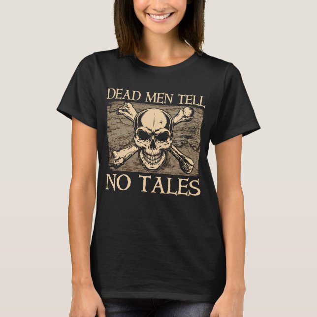 Camiseta Premium Disney Pirates Skull Logo (Frente)