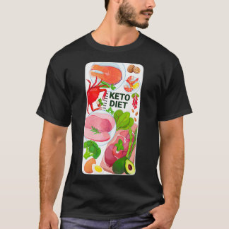 Camiseta Premium especial do programa de dieta de Keto de C