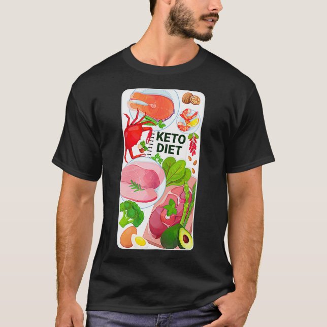 Camiseta Premium especial do programa de dieta de Keto de C (Frente)