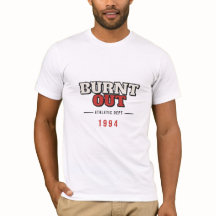 Camiseta Premium Esportiva Retro Varsity Burnt Out