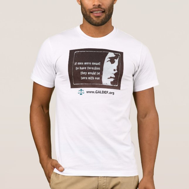 Camiseta Premium masculina - Se os homens deveriam (Frente)
