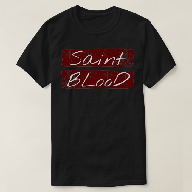 Camiseta Premium para o sangue do santo (Frente do Design)