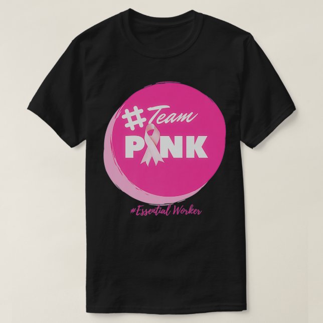 Camiseta Premium Rosa de Equipe (Frente do Design)