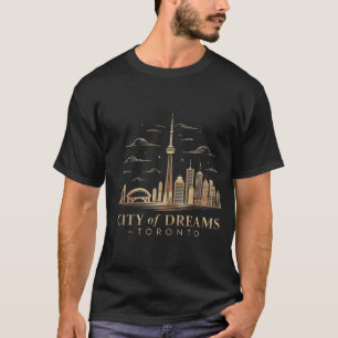 Camiseta Premium Toronto - Azul Marinho e Dourado