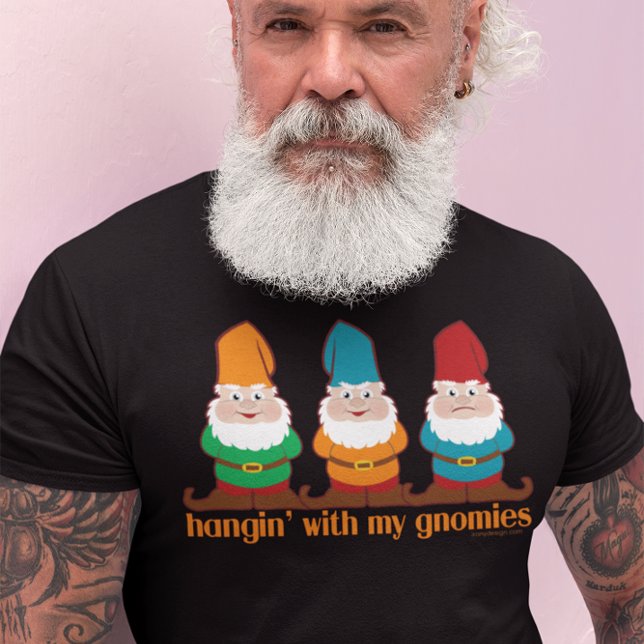 Camiseta Prendendo Com Meus Gnomos (Criador carregado)