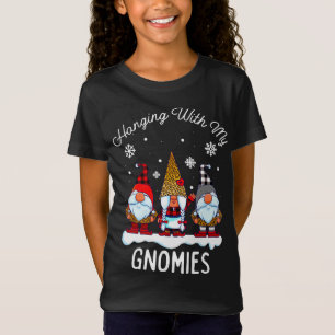 Camiseta Prendendo Com Minha Reindeer Reindeer Antlers Tree