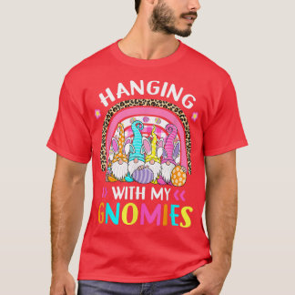 Camiseta Prendendo-Me Com As Minhas Gnomias Coelhinhos Ovos