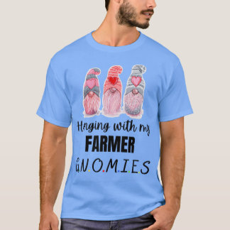 Camiseta Prendendo-Me Com Meus Gnomos Agricultores