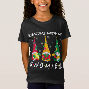 Camiseta Prendendo-me com o meu Gno de Natal do Jardim Xadr