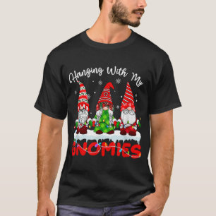 Camiseta Prendendo-Me Com Os Meus Amigos Gnomies Garden Gno