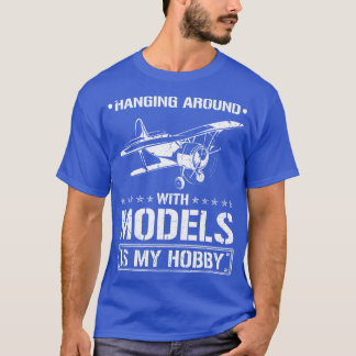 Camiseta Prendendo-Se Com Modelos De Avião RC Voando