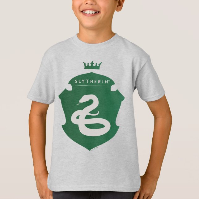 Camiseta Prender Verde SLYTHERIN™ Cortado (Frente)