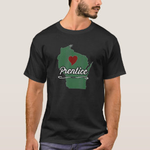 Camiseta PRENTICE Wisconsin WI EUA Cidade Estado Lembranç