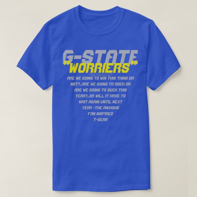 CAMISETA "PREOCUPAÇÕES DO G-STATE" (Frente do Design)