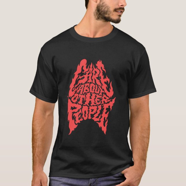Camiseta Preocupar-se com Outras Pessoas (Frente)