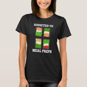 Camiseta Preparações de Refeições Reci Contentor de Malhaçã