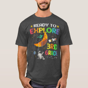 Camiseta Preparado para aplicar o terceiro andar do astrona