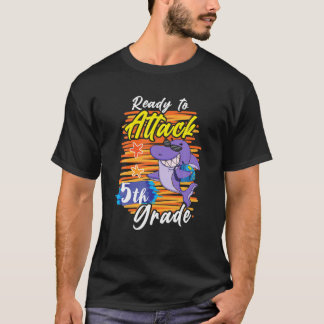 Camiseta Preparado Para Atacar O Comboio De Tubarão 5