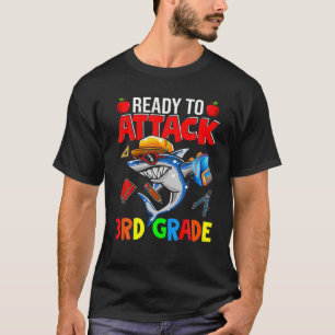 Camiseta Preparado Para Atacar O Ventilador De Tubarão De G