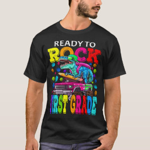 Camiseta Preparado Para Balançar O Dinossauro De Caminhão D