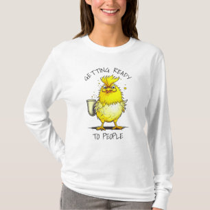 Camiseta Preparando-me para as Pessoas Citação Engraçada