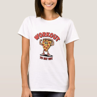 Camiseta Preparar Para Comer Pizza De Gym Essencialmente