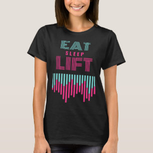Camiseta Preparar Workou de Construtor de Corpos de Elevaçã
