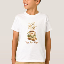 Camiseta Prepare. Leia. Repita. | Aconchegante Café & Amant