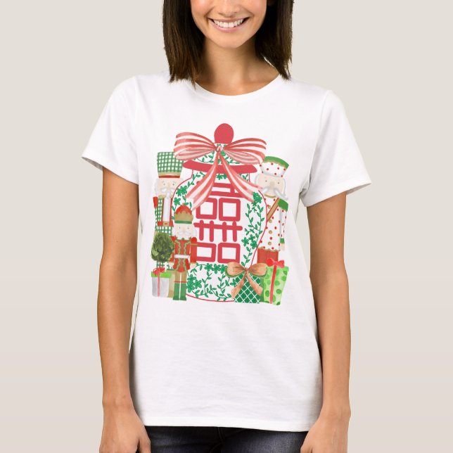 Camiseta Prepare o Natal com Nozes e Ginger Jar (Frente)