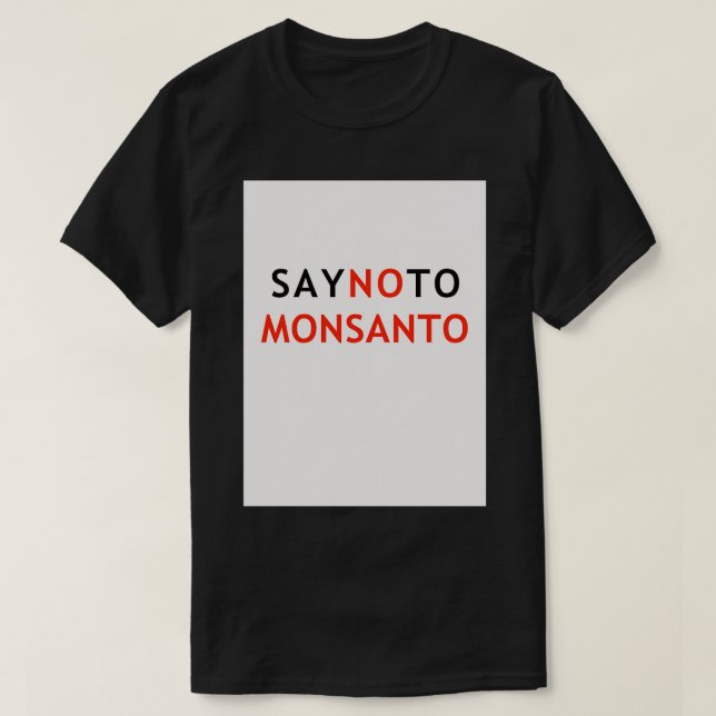 Camiseta Prepare-se para a Monsanto (Frente do Design)