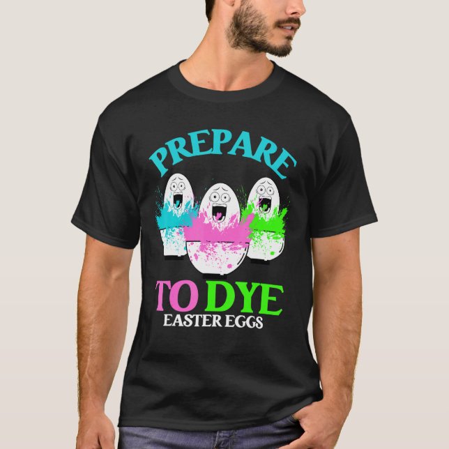Camiseta Prepare-Se Para A Páscoa De Caça De Ovos Engraçada (Frente)