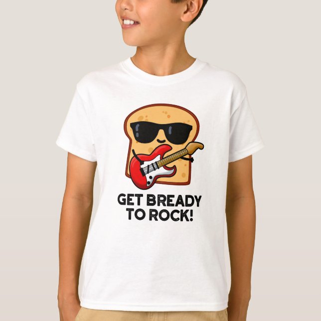 Camiseta Prepare-Se Para Arremessar Um Pun De Pão Engraçado (Frente)