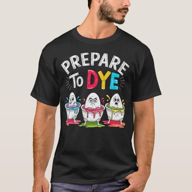 Camiseta Prepare-se Para Morrer Funny Easter For Retro Men' (Frente)