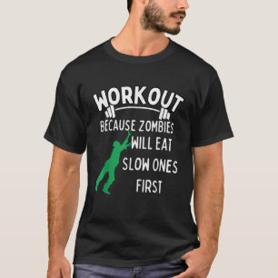 Camiseta Prepare-Se Porque Os Zombies Comerão Lentos Primei