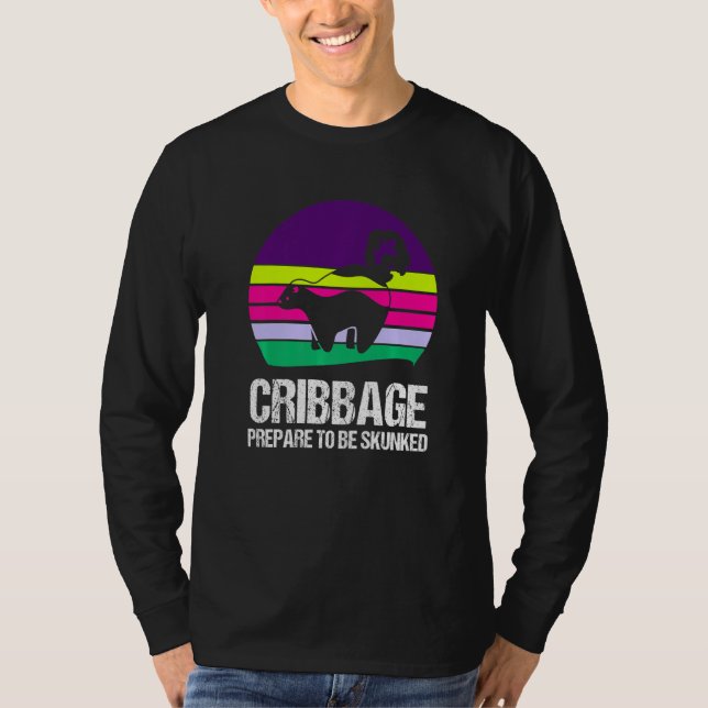 Camiseta Prepare to be skunked Cribbage 1 (Frente)