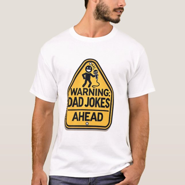 Camiseta Preparem-se: Piadas de Papai Imminentes (Frente)