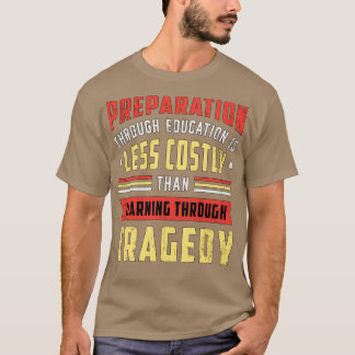 Camiseta Preparo de Sobrevivência do Apocalipse do Dia Fina