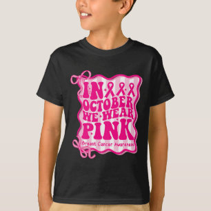 Camiseta Preparo Em Outubro Vestimos Coca-Cola De Cancer De
