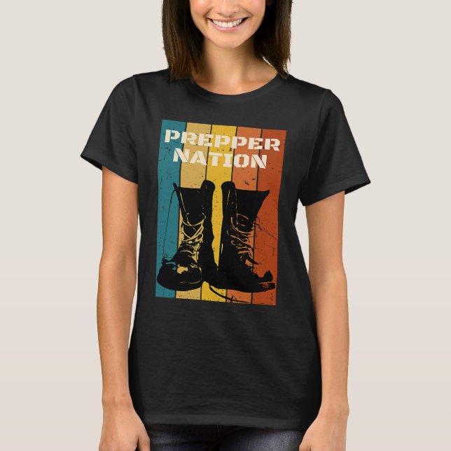 Camiseta Prepper Nation  1 (Frente)