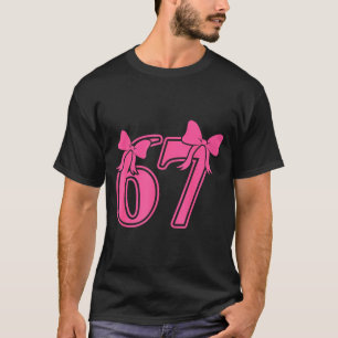 Camiseta Preppy Nk Coquette Laço Renda 67 Seis Sete Meme Mu