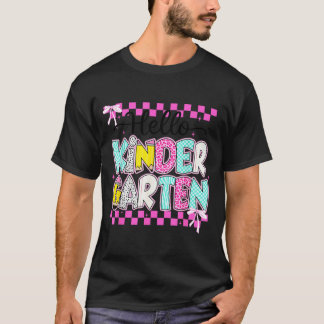 Camiseta Preppy Olá Jardim de Infância Volta às Aulas Coque