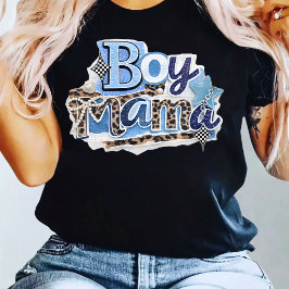 Camiseta Preppy Ransom Letters Boy Mom Magazine Cutout
