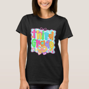 Camiseta Préppy Volta às Aulas 3ª Série Coquette Laço Menin