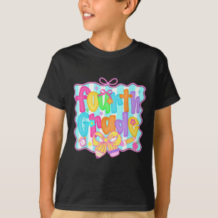Camiseta Préppy Volta às Aulas 4ª Série Coquette Laço Menin