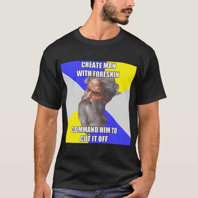 Camiseta Prepúcio do deus do troll (Frente)